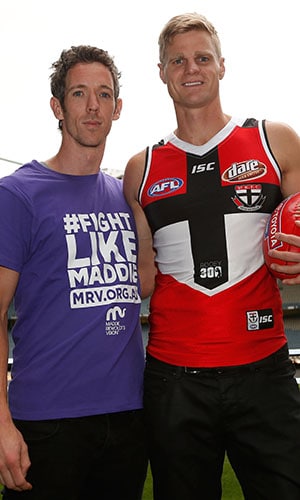 Nick Riewoldt and Bob Murphy at Wednesday's press conference - ${keywords}